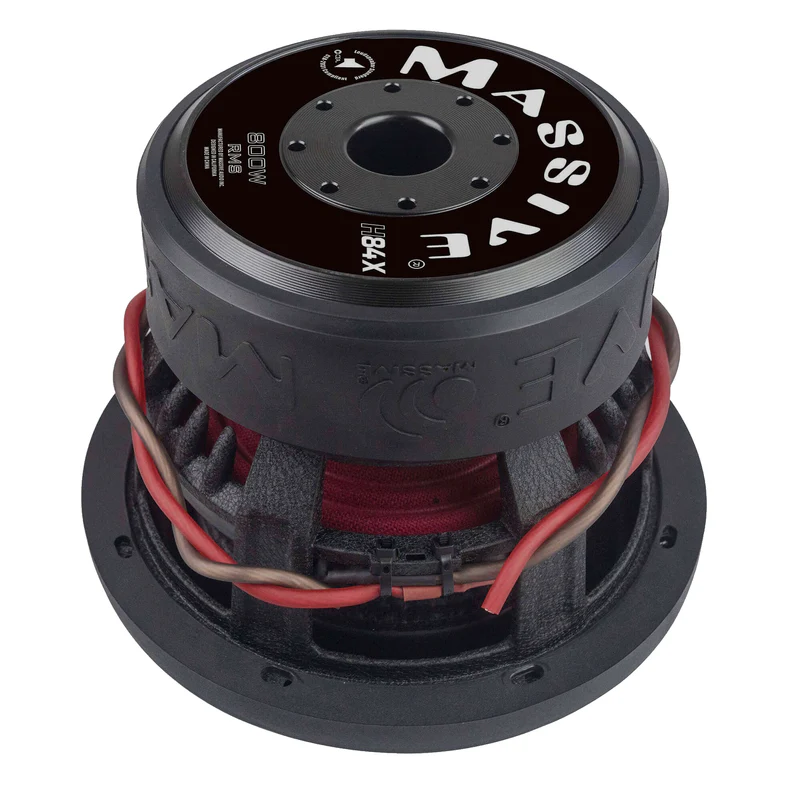 Massive H84X - 8" 800 Watts RMS Dual 4 Ohm 2.5" V.C. Subwoofer