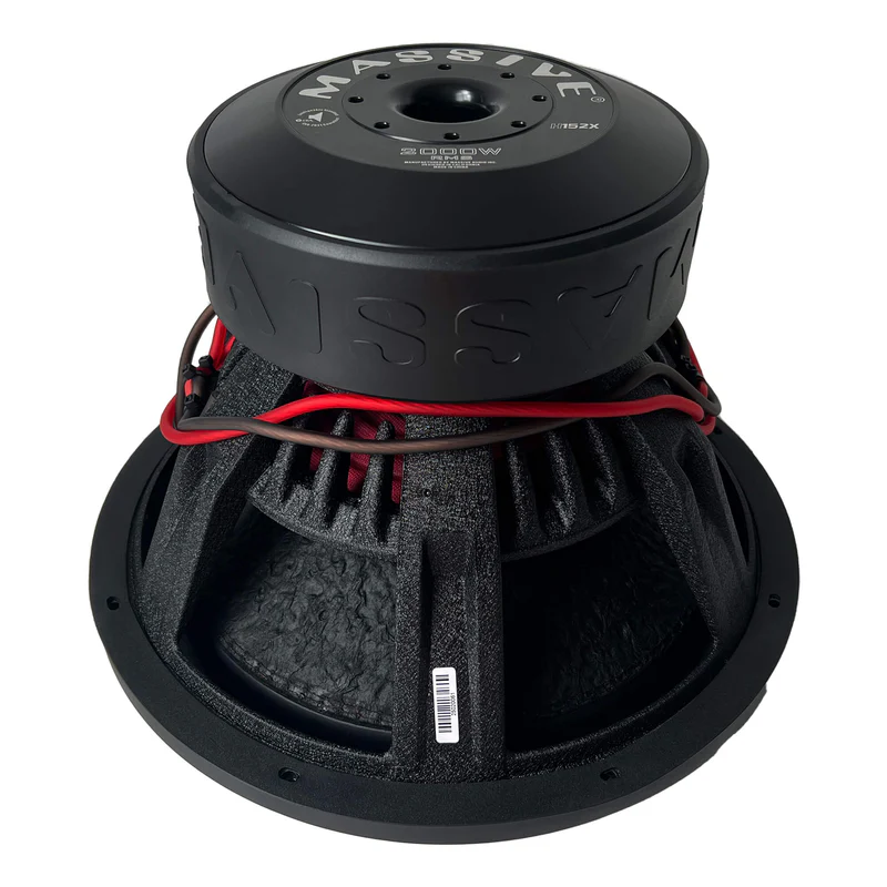Massive H152X - 15" 2000 Watts RMS Dual 2 Ohm 3" V.C. Mega Subwoofer