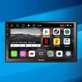 Vinland V2C7PR Vibe Series Universal Radio 7" Double-DIN Touch Buttons 4G+32G, 4G LTE