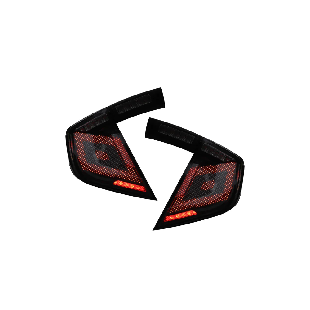 JDMuscle Matrix Tail Lights for 2017-2021 Honda Civic Type R FK8 / Hatchback FK7, NO CANCELLATIONS