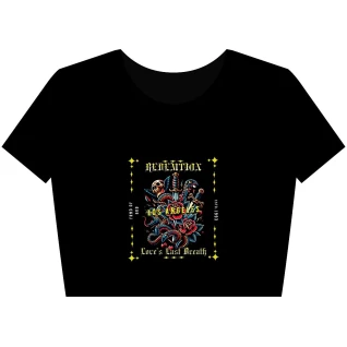 Vibrant Los Angeles Crop Tee, Retro Graphic Tee, Stylish Summer Top, Casual Streetwear, Perfect for Festivals and Vacations