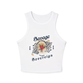 Women's Micro Rib Racer Tank Top