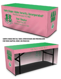 Table Cover for 6ft Table - Custom Personalized