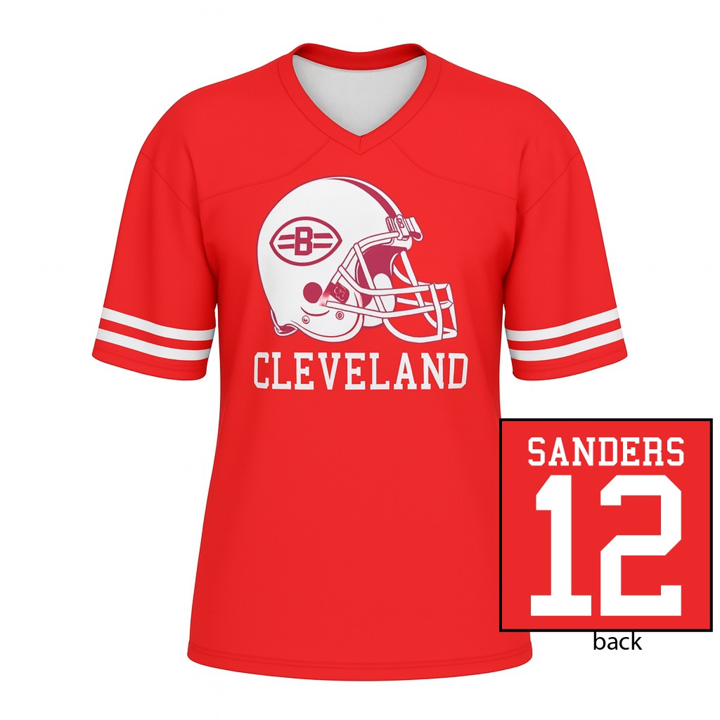 CLEVELAND  12 Jersey - Red & White