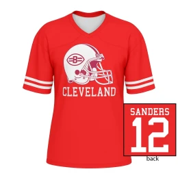 CLEVELAND  12 Jersey - Red & White