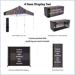 4 Item Chapter Display Set - Custom Personalized - Any Chapter Group or Event