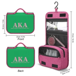 AKA Motif Hanging Toiletries Bag