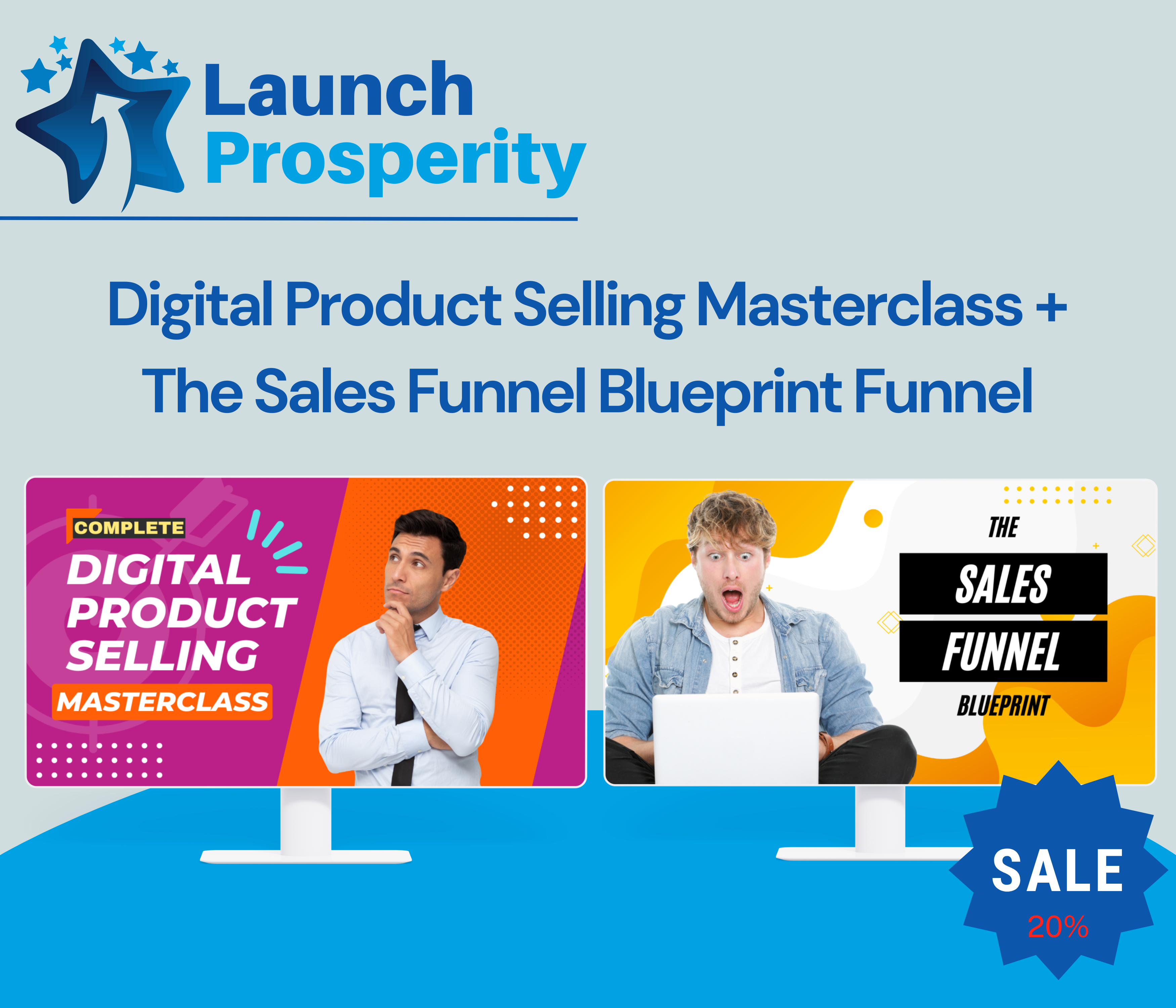 Bundle: The Digital Product Selling Masterclass & The Sales Funnel Blueprint Course