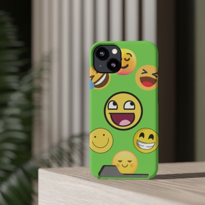 Emoji - Phone Case With Card Holder