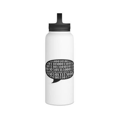 Stainless Steel Water Bottle, Handle Lid
