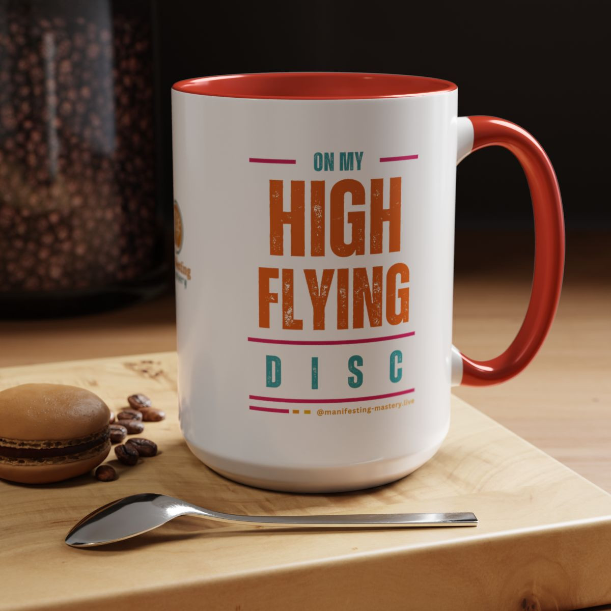 "I'm in the Vortex"/"On My High Flying Disk" Radiant Mug