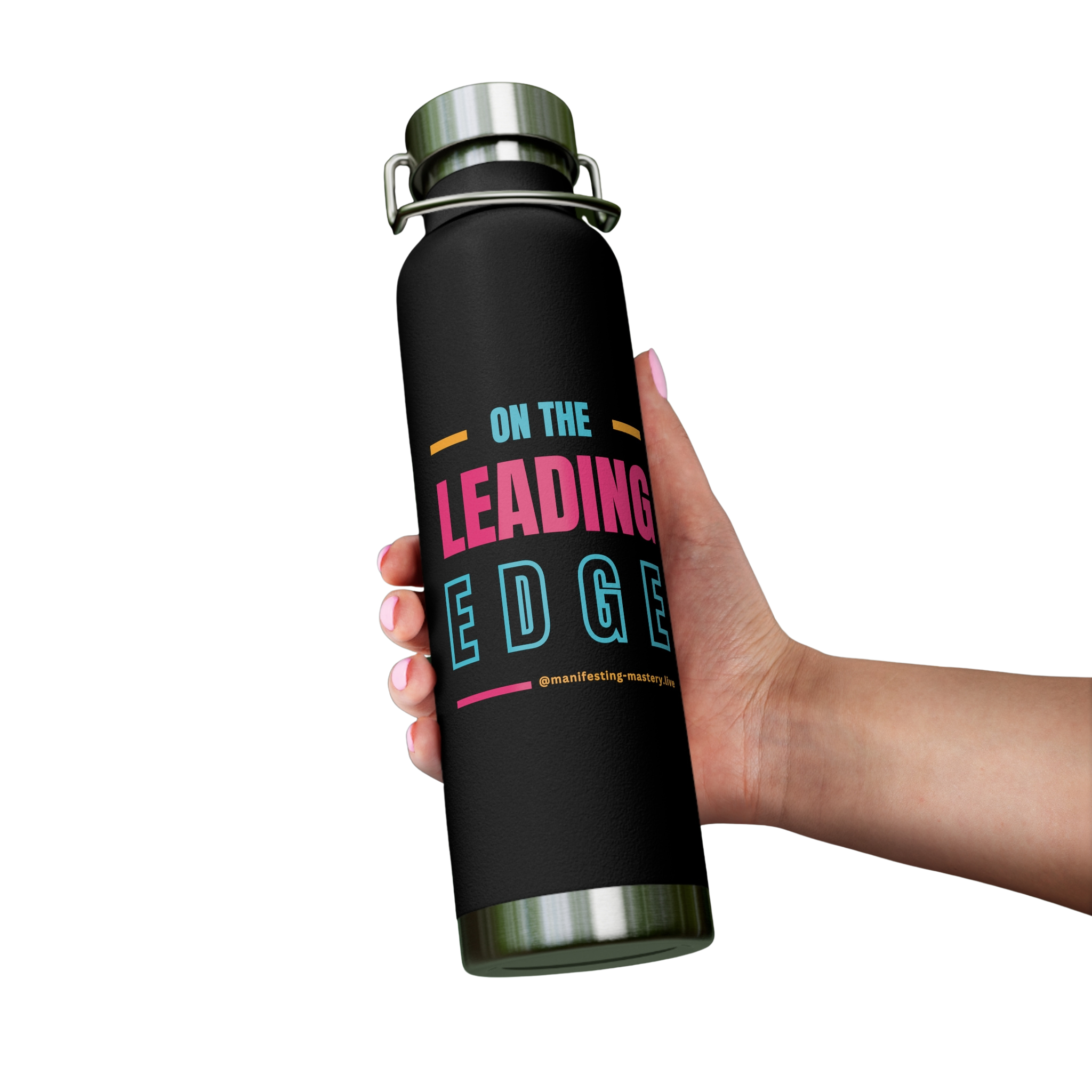 "Joy is the key"/ "I'm On the Leading Edge" Energy Bottle
