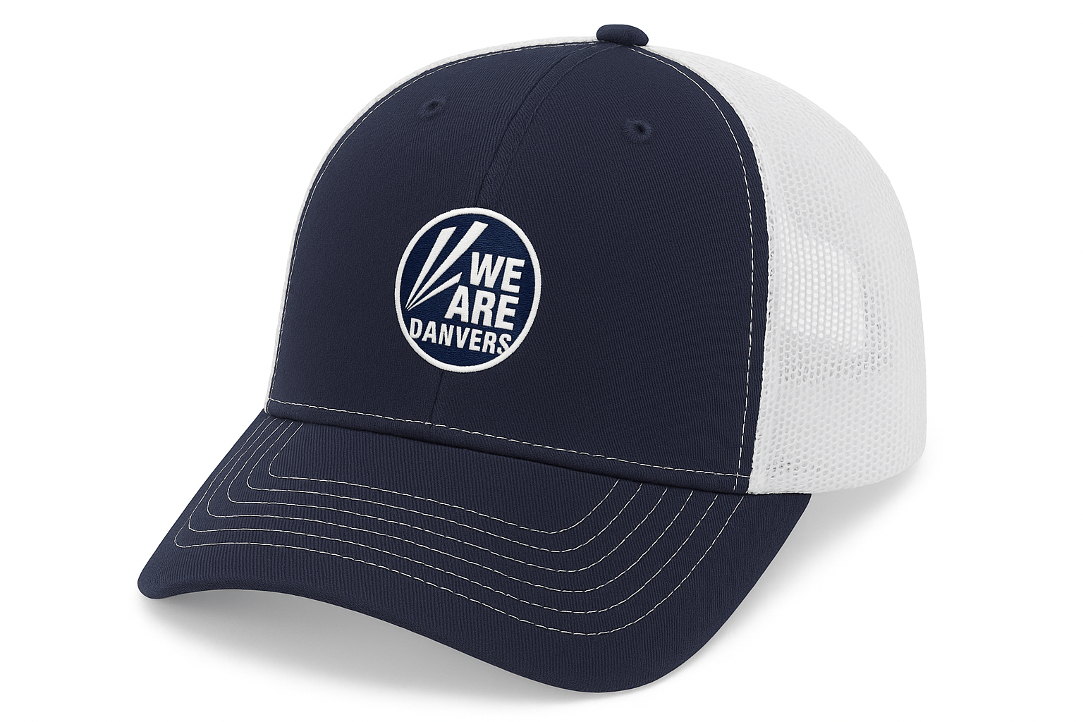 Contrast Stitch Trucker Snapback Cap