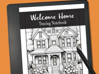 Welcome Home Tracing Book