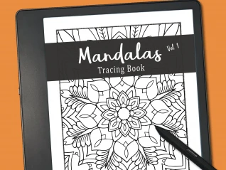 Mandala Tracing Book vol1 for Kindle Scribe