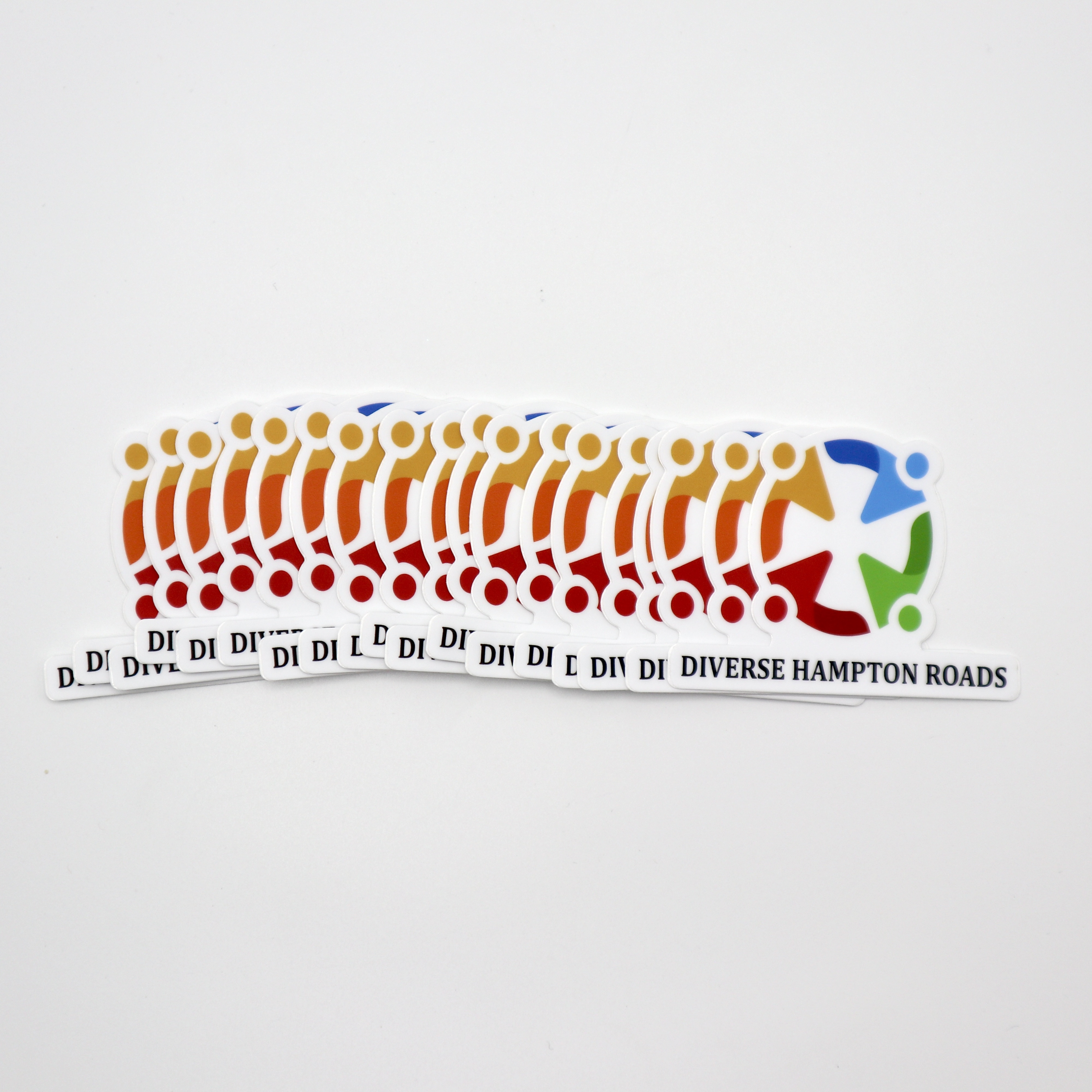 Die Cut Diverse Hampton Roads Logo Sticker Pack