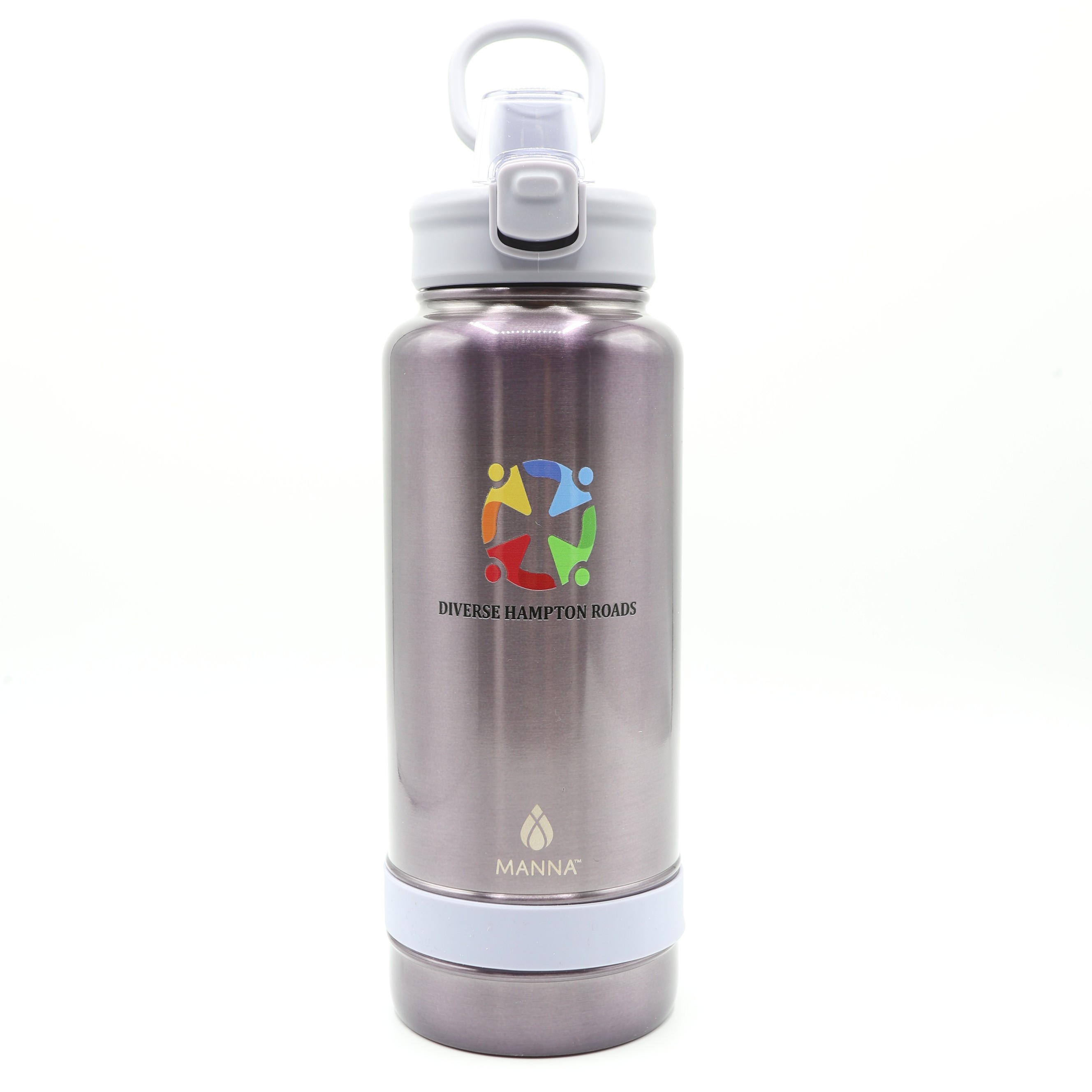40 oz Diverse Hampton Roads Logo Manna Water Bottle