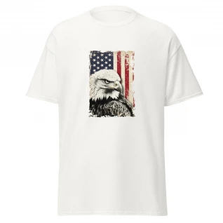 American Eagle with Flag Unisex classic tee