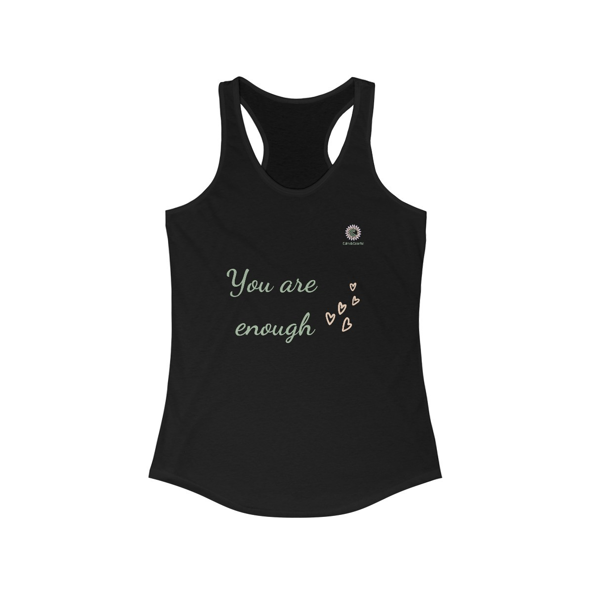 You Are Enough Women's Ideal Racerback Tank