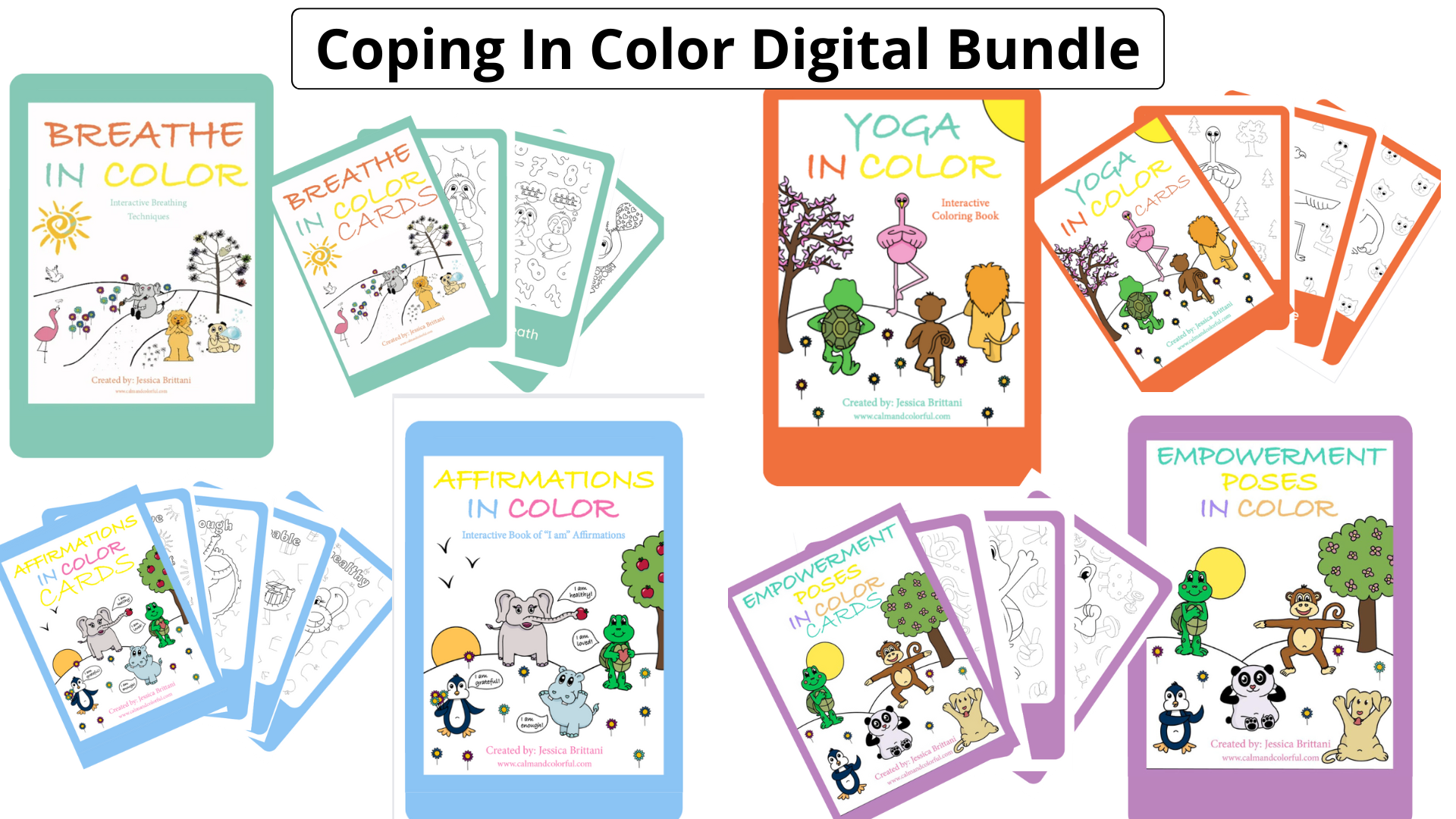 Digital Books & Cards Printable Bundle
