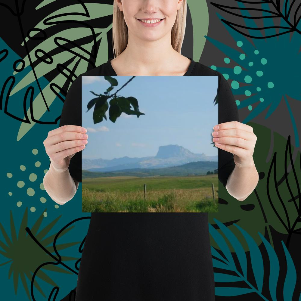 Chief Mountain - Photo paper poster