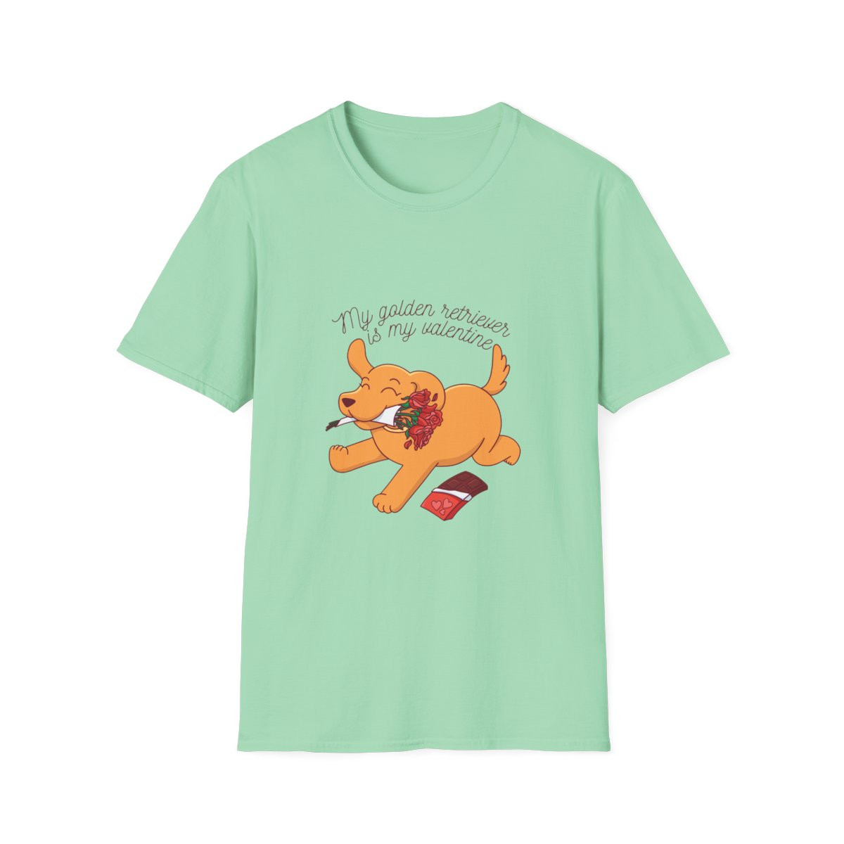 My Golden Retriever is My Valentine T-Shirt