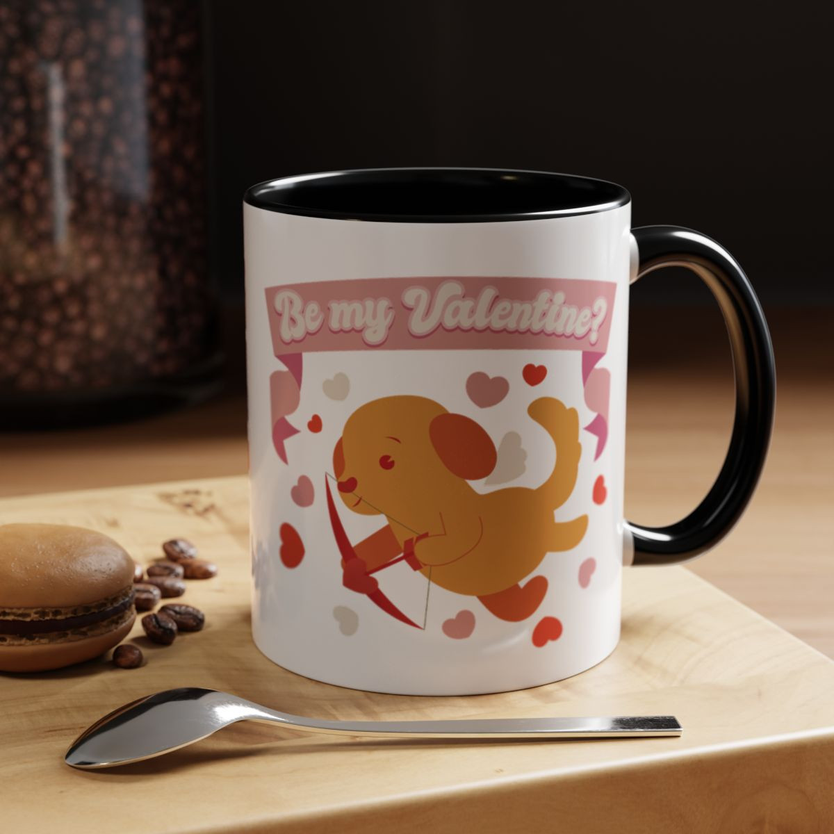 Be My Valentine Dog Mug (11, 15oz)