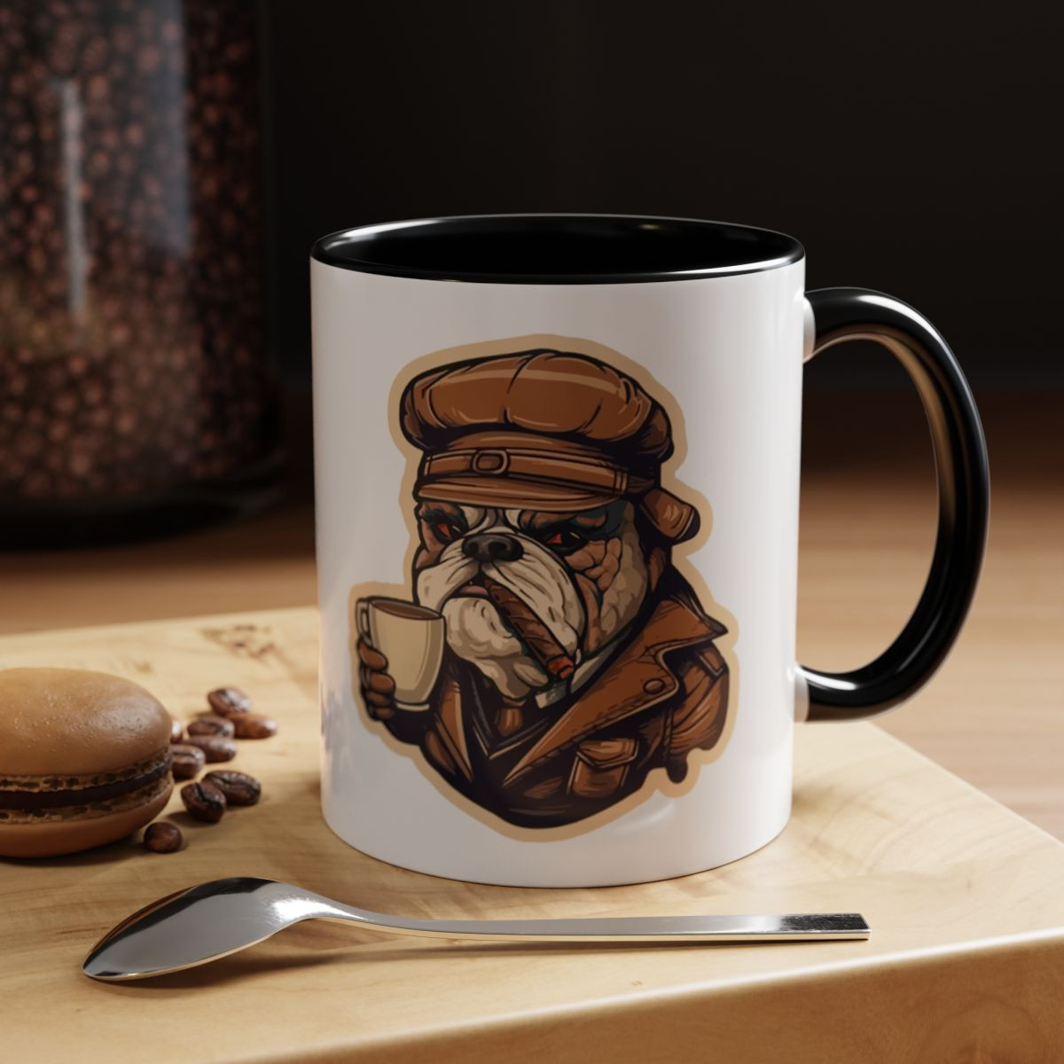 Bulldog Pilot Aviation Enthusiast Mug (11, 15oz)