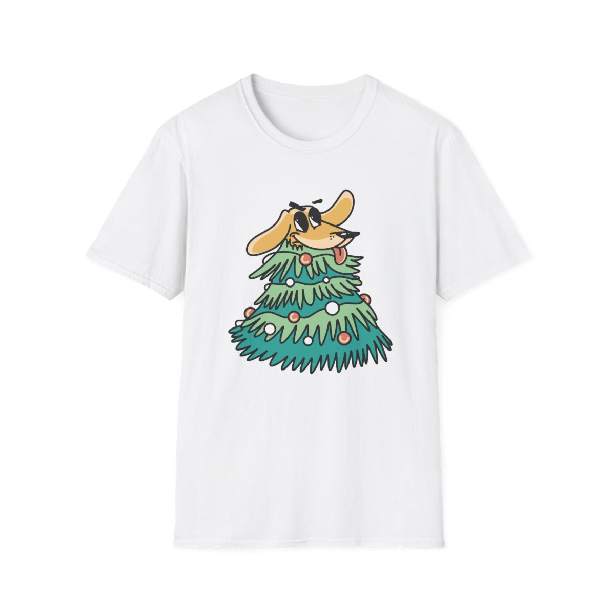 Doggy Decor Christmas Tree T-Shirt