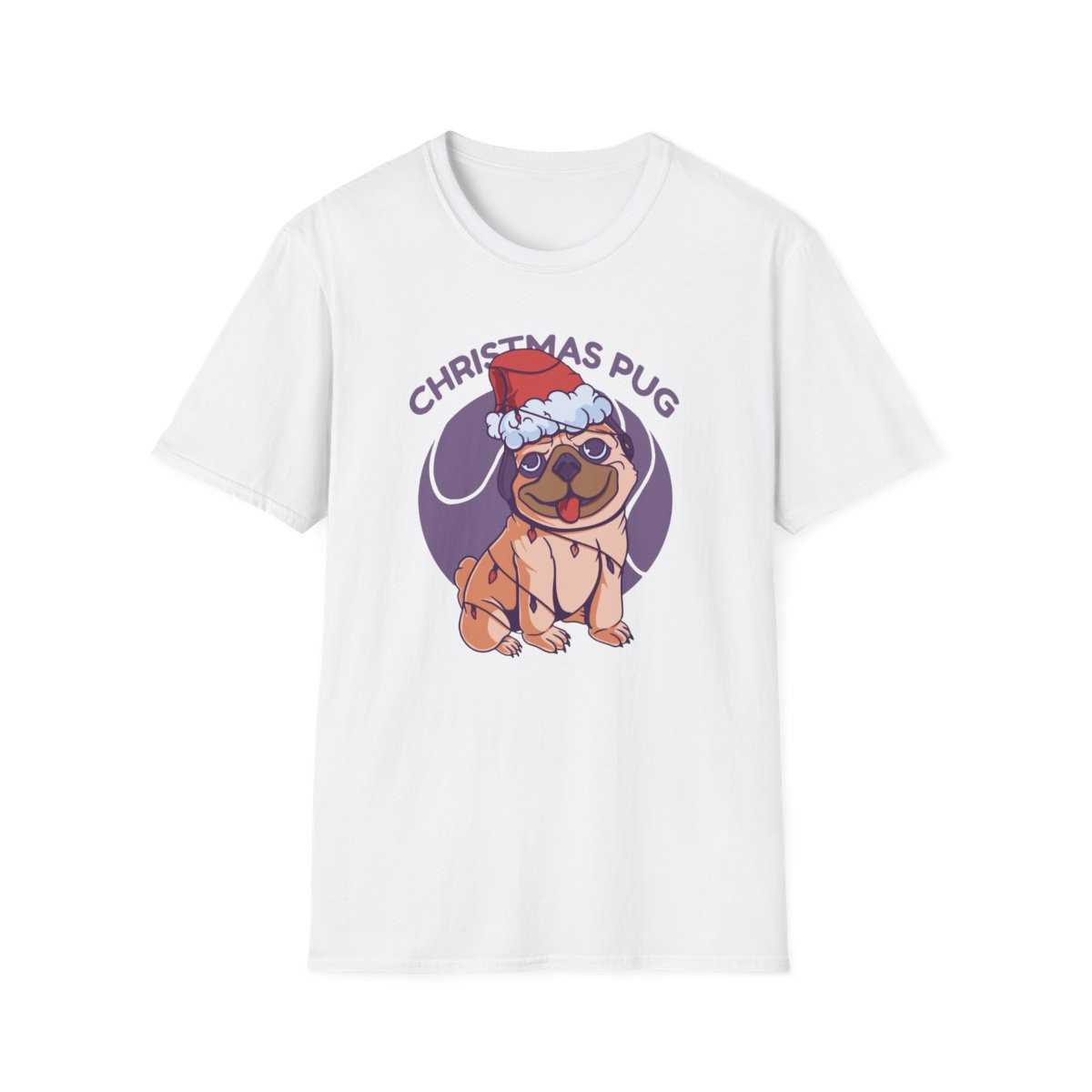 Joyful Christmas Pug T-Shirt