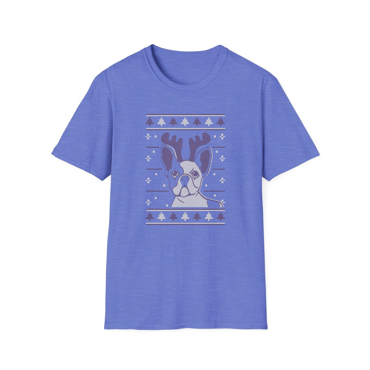 Deer Dog Christmas Horns T-Shirt