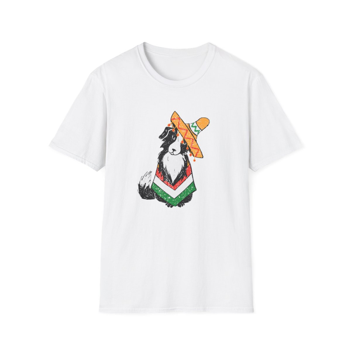 Border Collie Cinco de Mayo T-Shirt