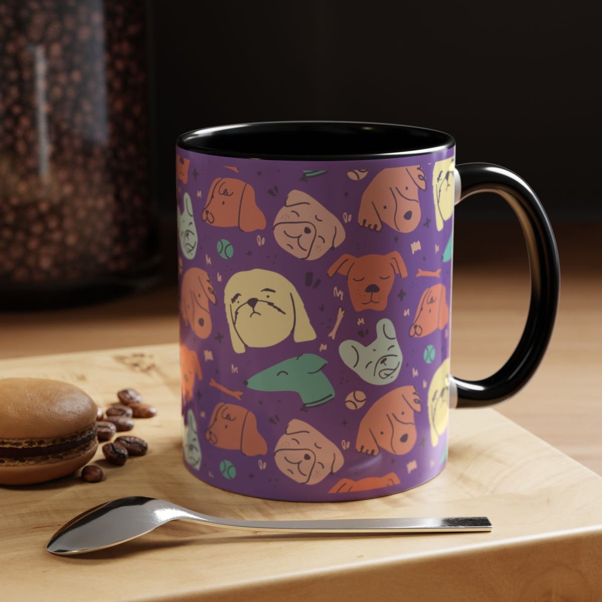 Funny Dog Heads Mug (11, 15oz)