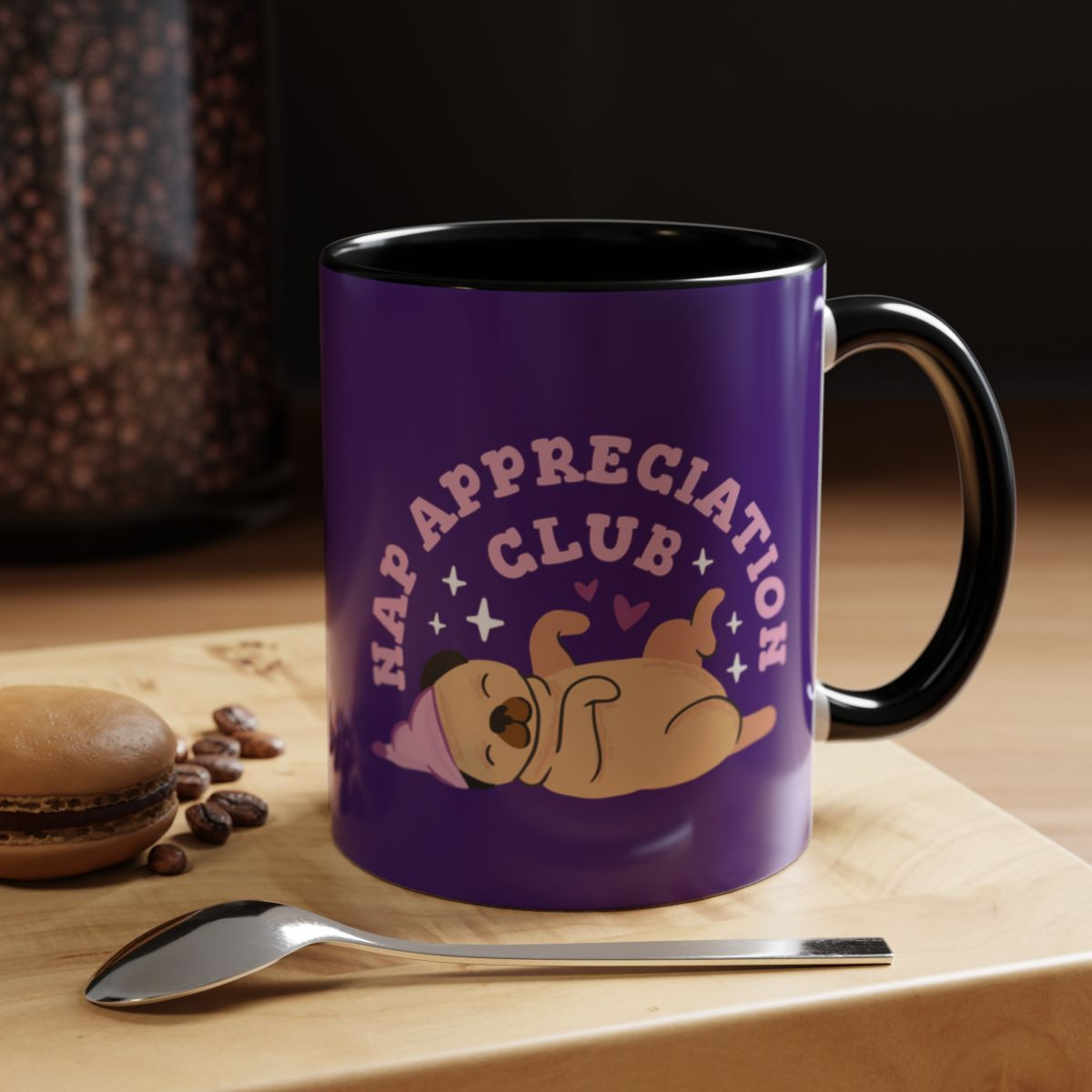 Nap Appreciation Club Pug Mug (11, 15oz)