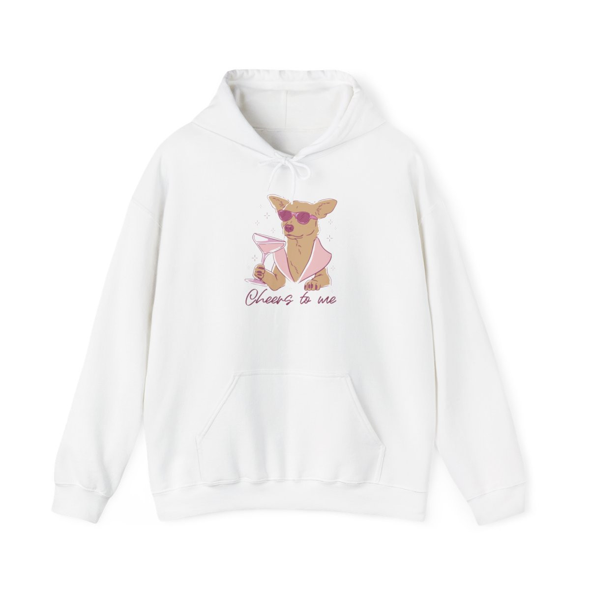 Cheers to Me Dog Hoodie