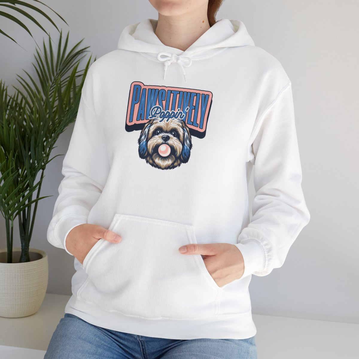 Dog Bubble Pawsitivity Hoodie