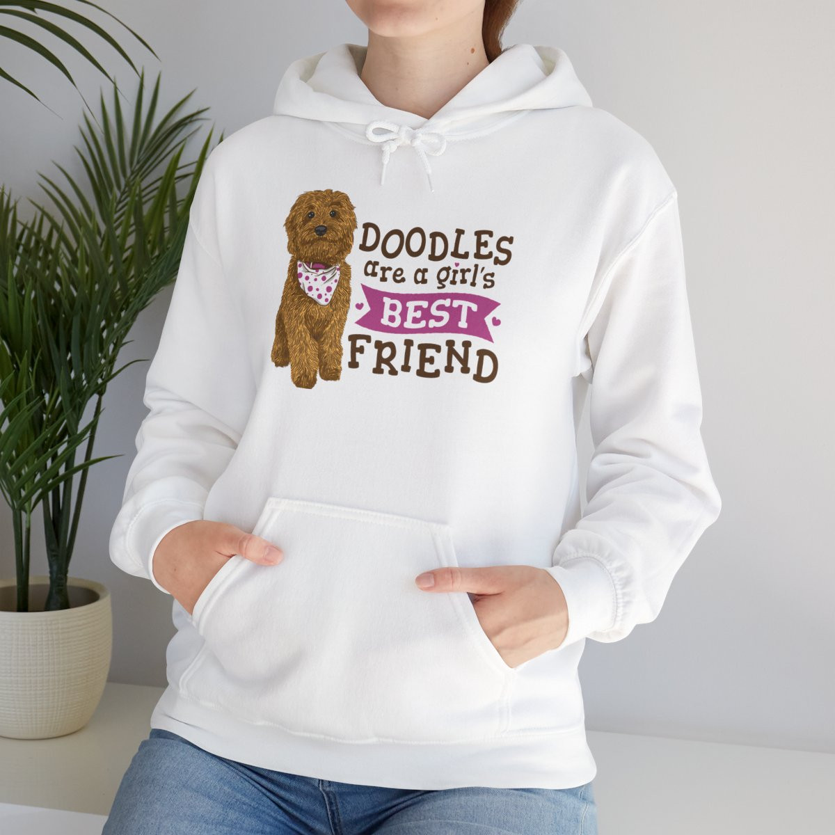 Doodles Are a Girl's Best Friend Hoodie