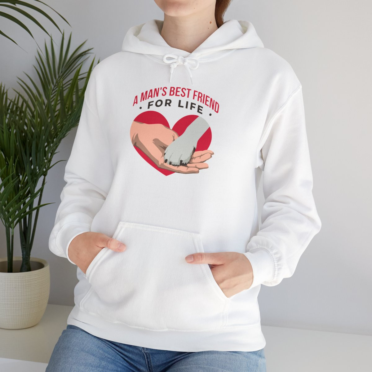 A Man's Best Friend for Life Dog Hoodie