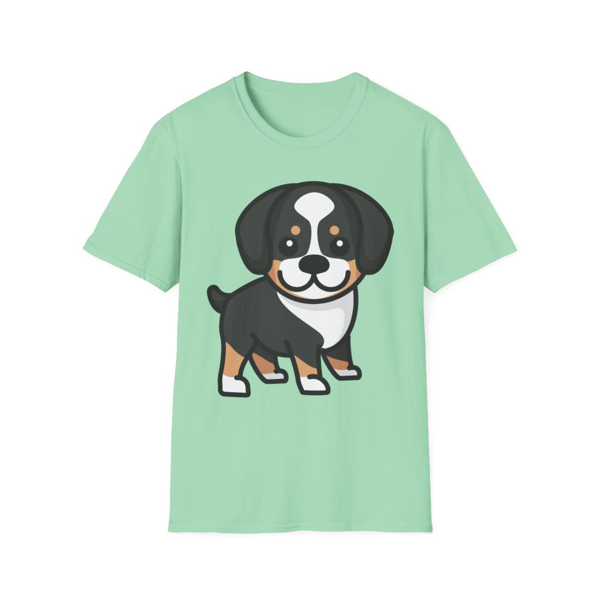 Vibrant Colored Cute Collie Dog T-Shirt