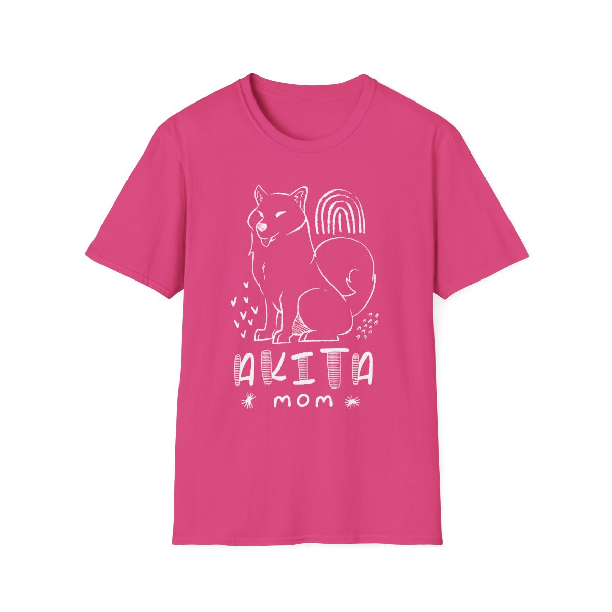 Akita Mom Artistic T-Shirt