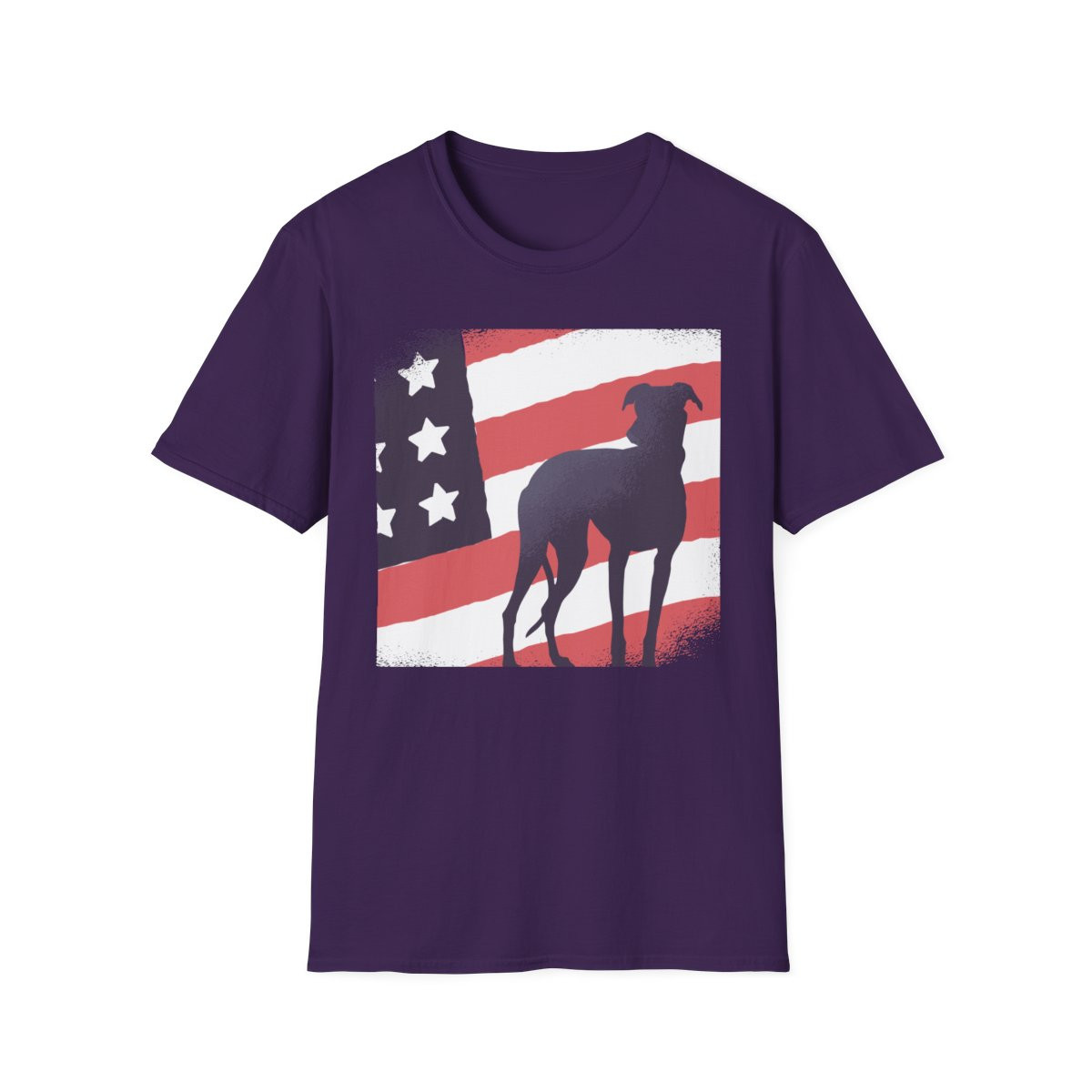 Cool Dog American Flag T-Shirt