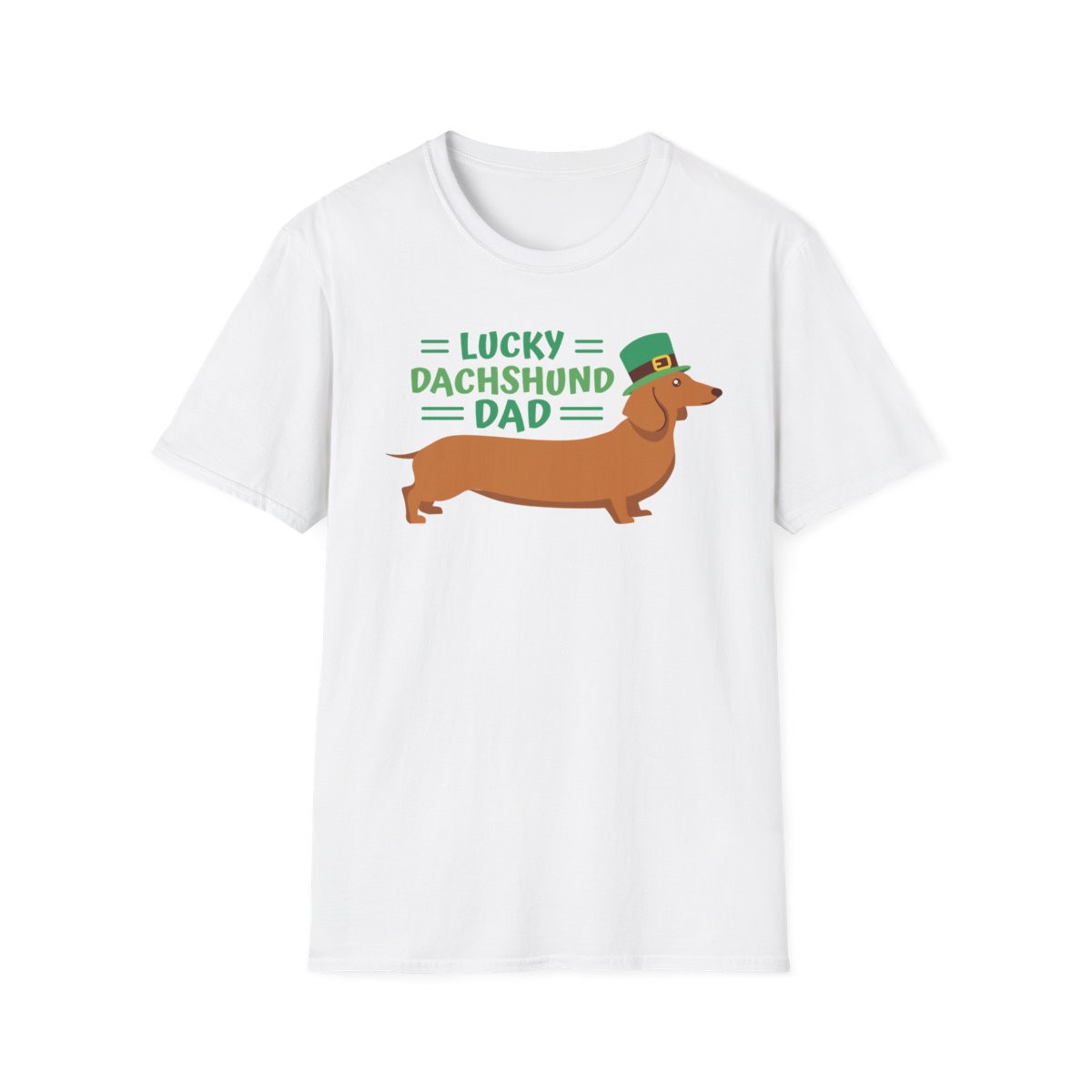 Dachsund Lucky Dad St Patrick's Day T-Shirt
