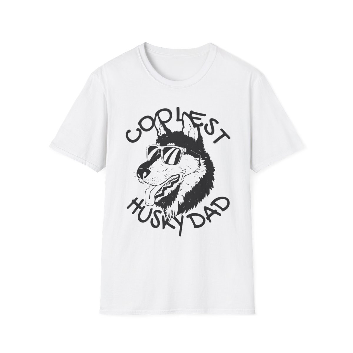 Coolest Husky Dad T-Shirt