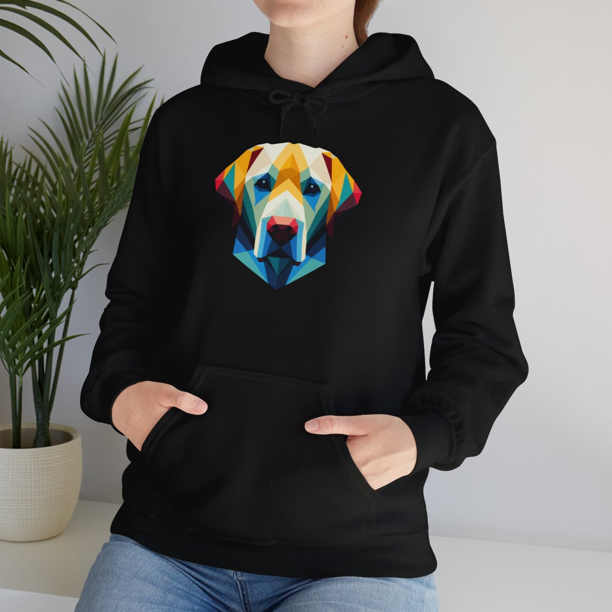 Geometric Labrador Hoodie