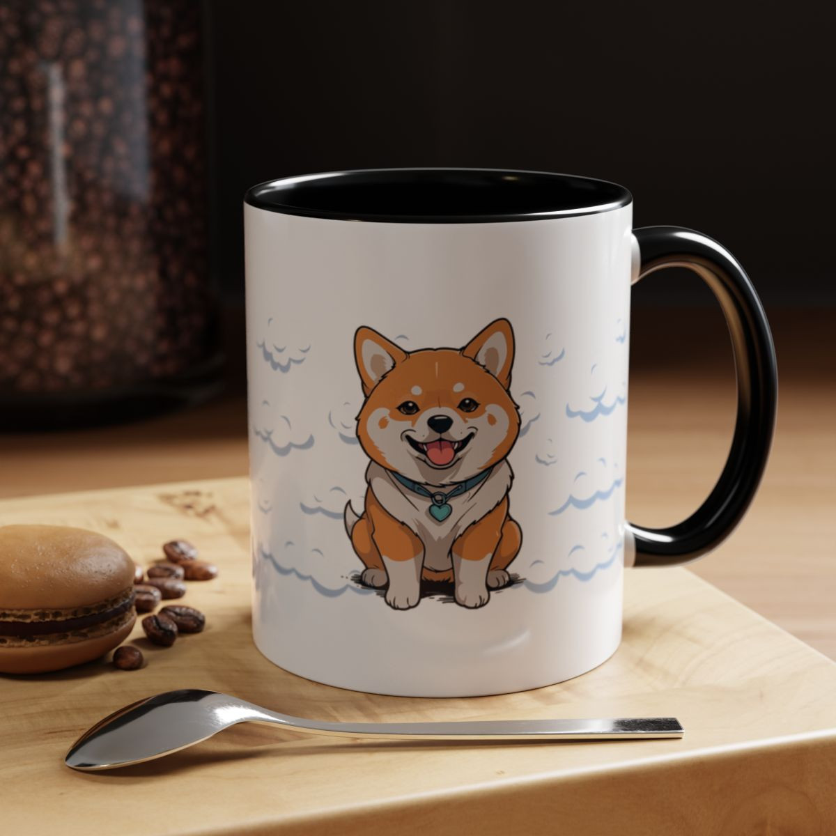 Shiba in the Clouds Mug (11, 15oz)