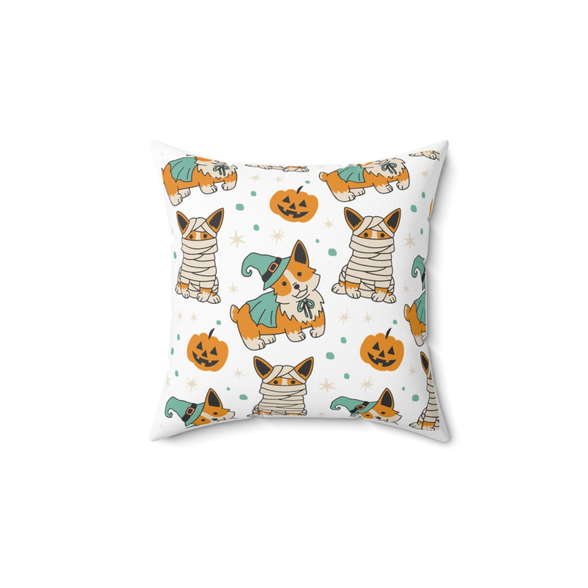 Cute Halloween Corgi Pillow