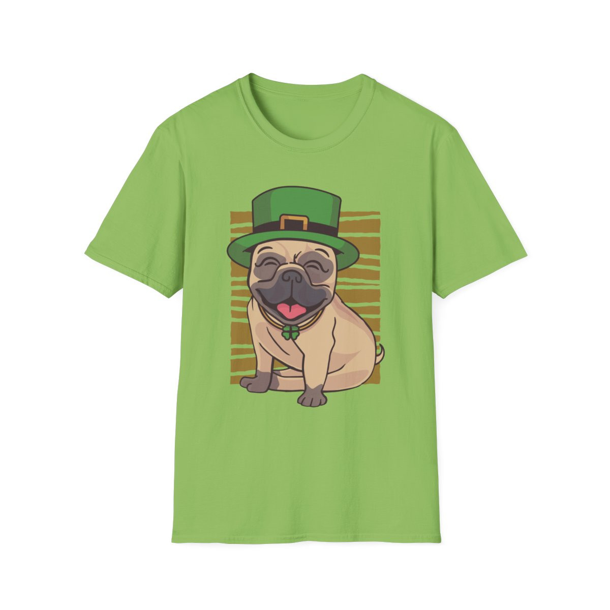 St Patrick's Day Pug T-Shirt