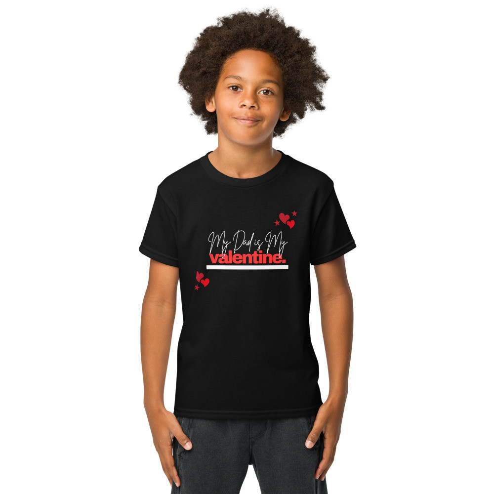 My Father Is My Valentines Kid T-Shirt