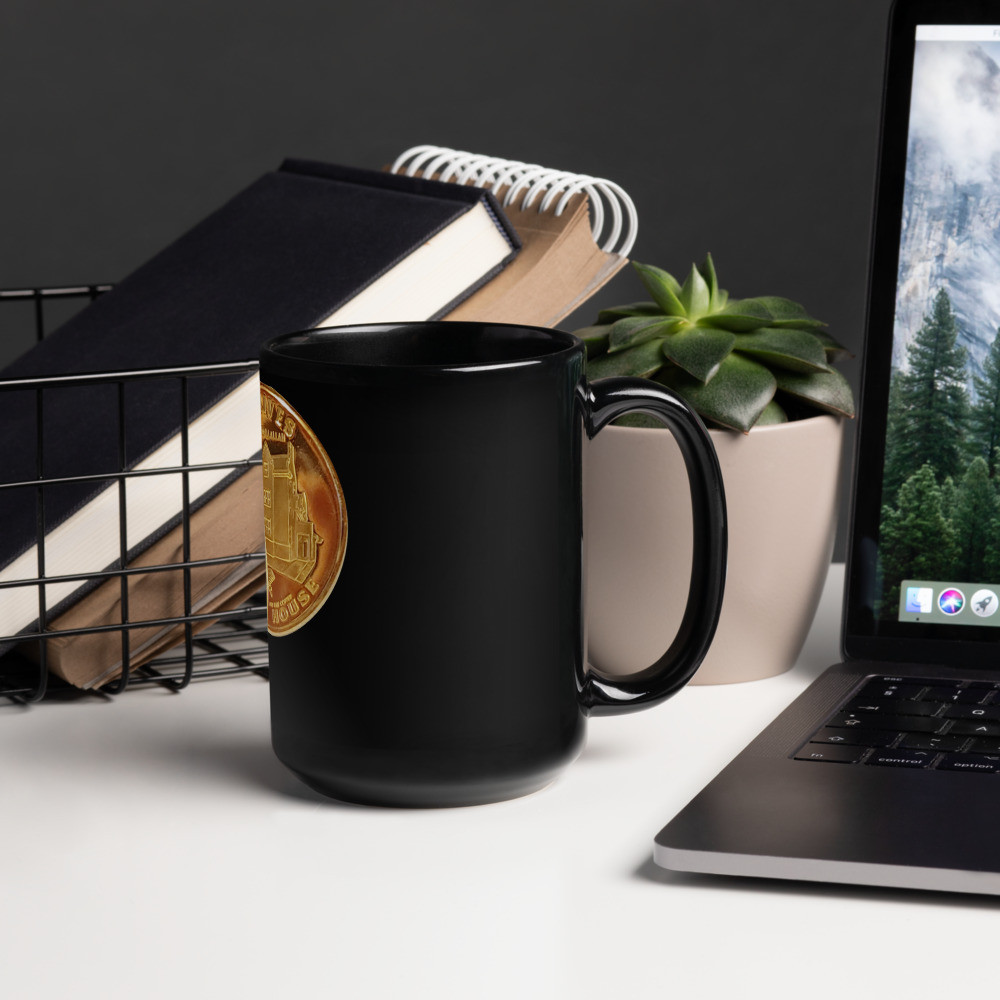 Elijah Coin 2020 Black Glossy Mug