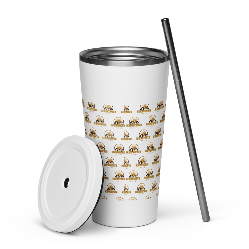 Sajdah House Insulated tumbler with a straw